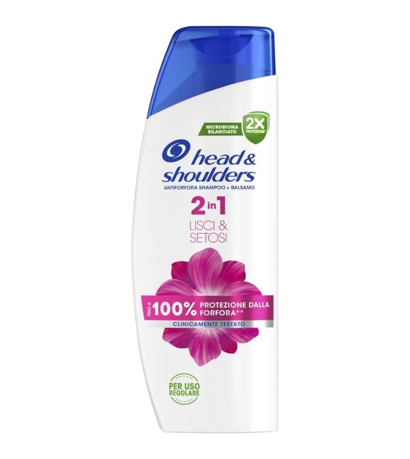 HEAD & SHOULDERS – Shampoo 2In1 Lisci & Setosi – 250Ml