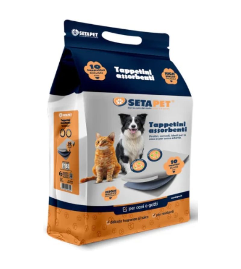 SETAPET – Tappetini Assorbenti Pet 60X60 – 10Pz