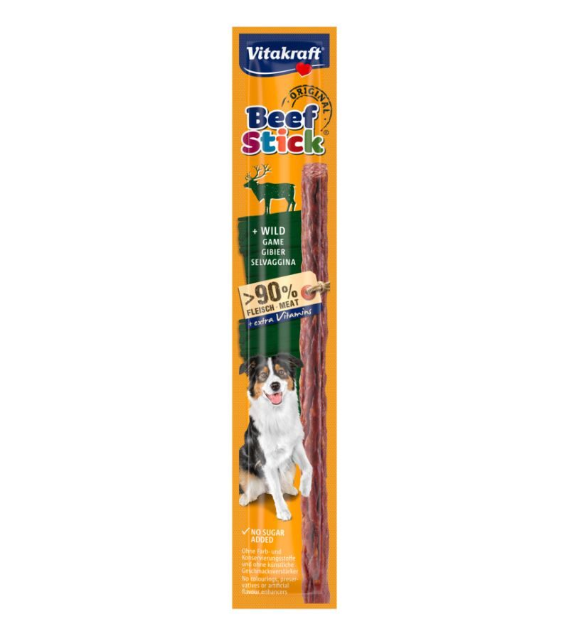 VITAKRAFT – Beef Stick Selvaggina – 12Gr