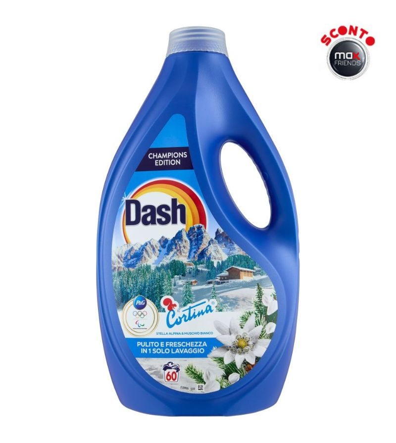 DASH – Detersivo Liquido Cortina – 60Lav