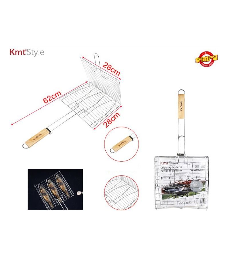 – Griglia Per Barbecue – 62X28X28Cm