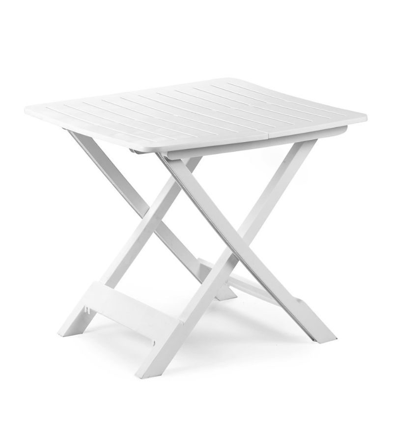 – Tavolo In Plp Pieghevole Tevere Bianco