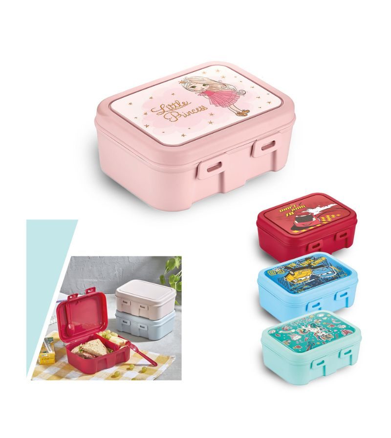 VIRTIME – Lunch Box Con Posate – 13X17.5X9Cm
