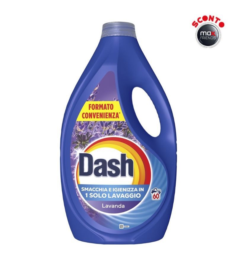 DASH – Detersivo Liquido Lavanda – 60Lav