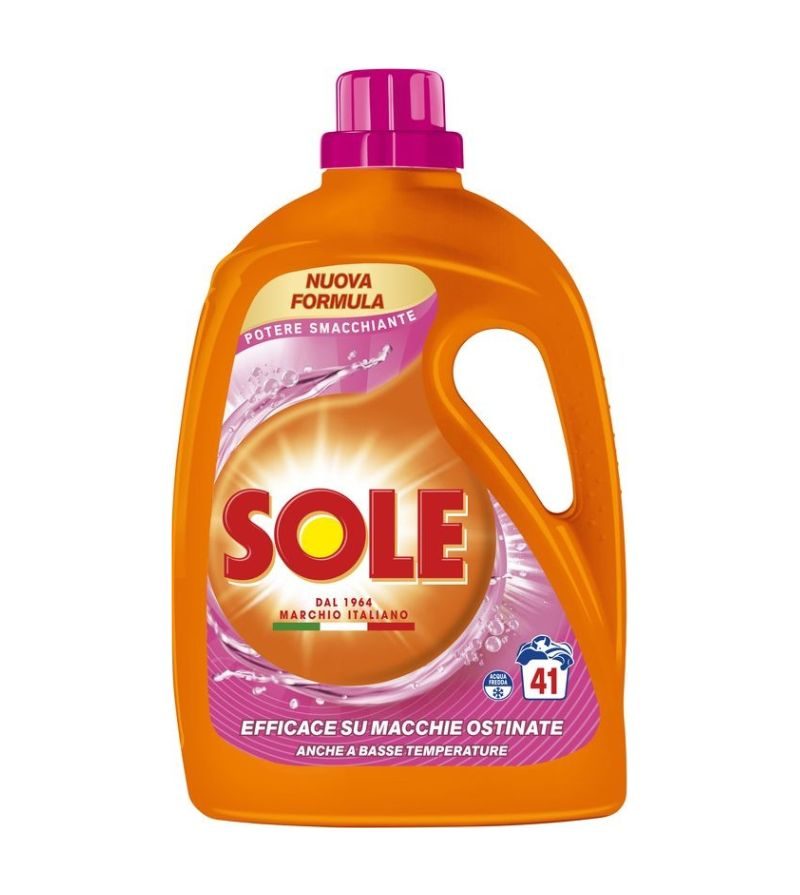 SOLE – Detersivo Lavatrice Liquido Smacchiante – 41Lav