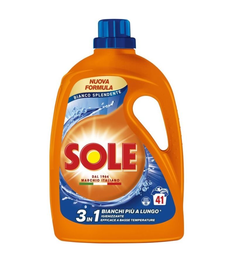 SOLE – Detersivo Lavatrice Liquido Bianco – 41Lav