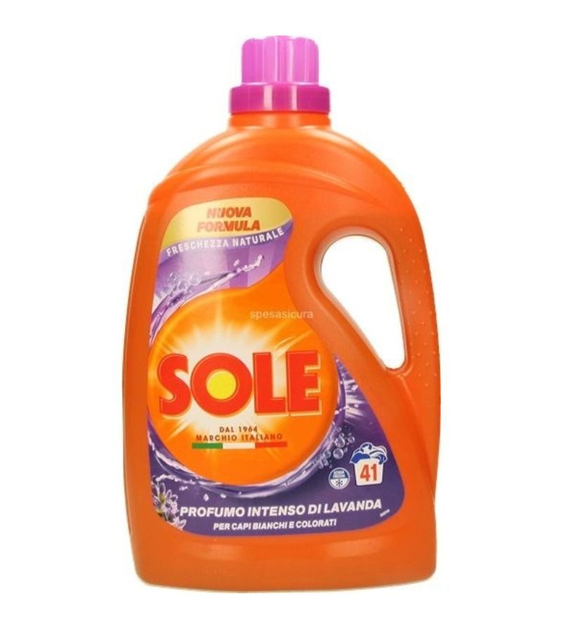 SOLE – Detersivo Lavatrice Liquido Lavanda – 41Lav