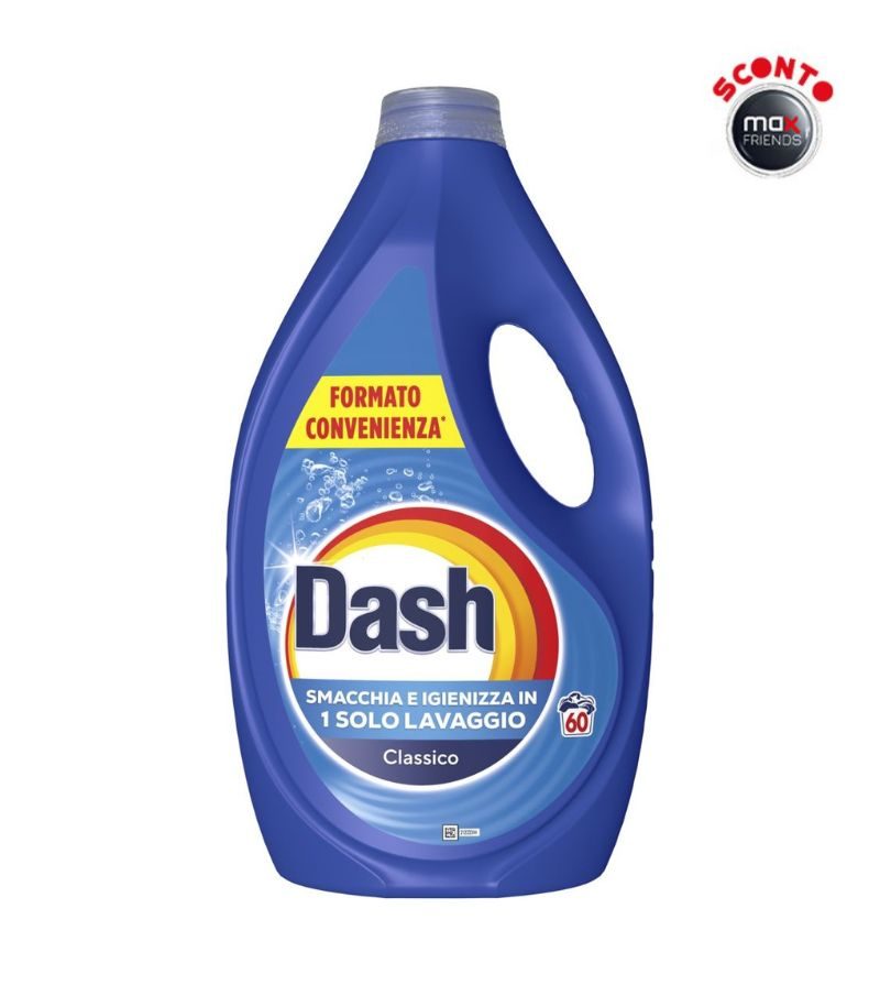 DASH – Detersivo Liquido Classico – 60Lav