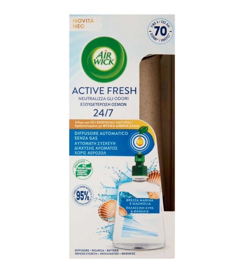 AIR WICK – Diffusore + Ricarica Brezza Marina – 228Ml