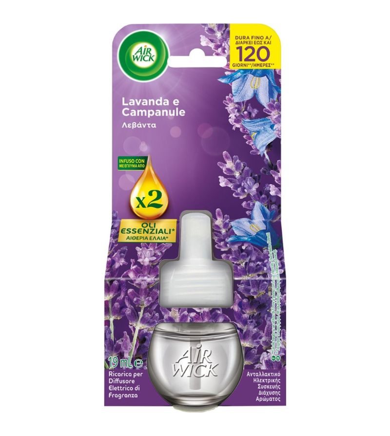 AIR WICK – Ricarica Diffusore Elettrico Lavanda E Campanule