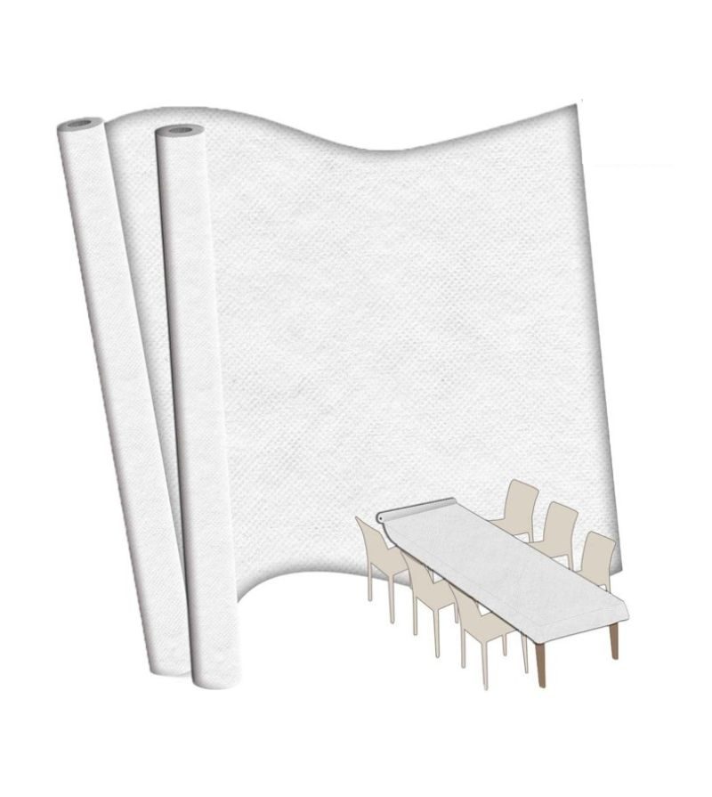 – Tovaglia Rotolo In Tnt Bianca