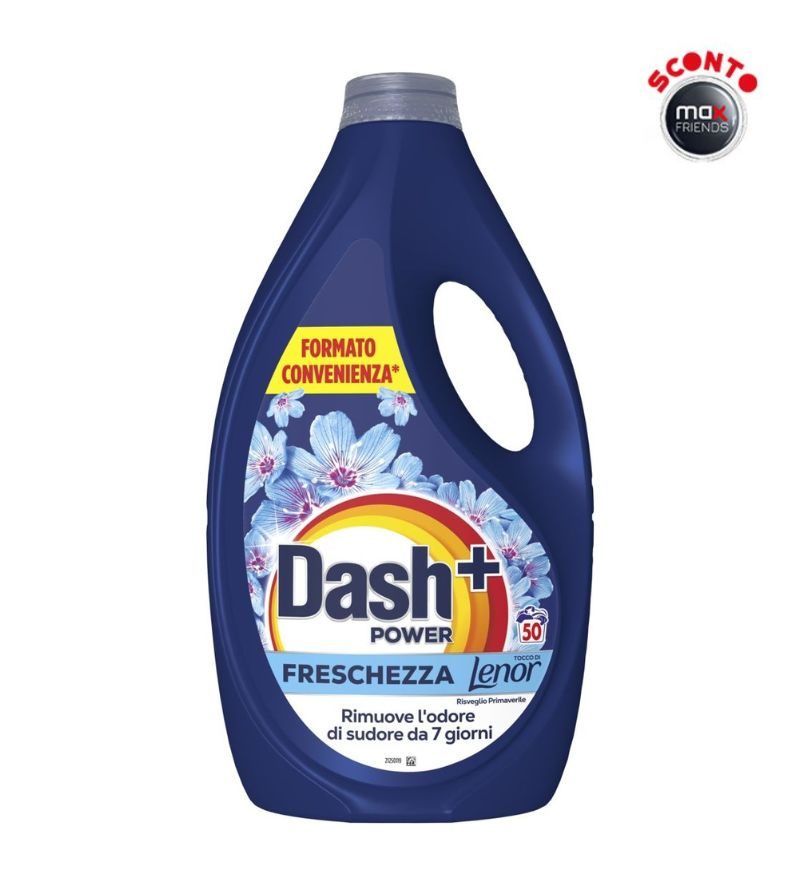 DASH – Detersivo Liquido Power Lenor Risveglio Di Primavera – 50Lav