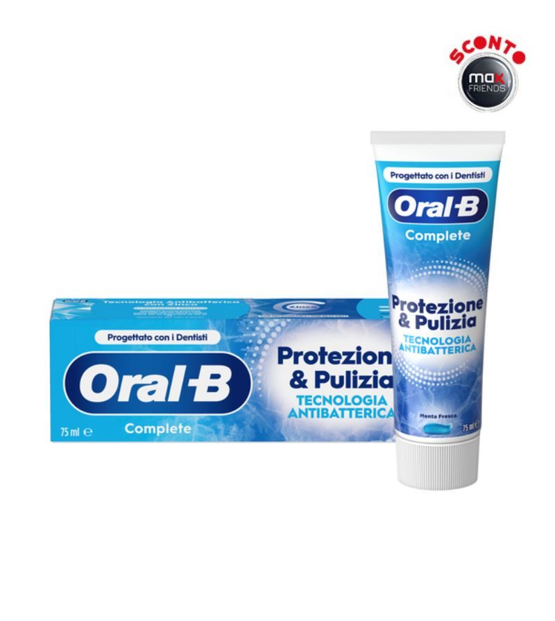 ORAL B – Dentifricio Complete Freschezza Pulizia – 75Ml
