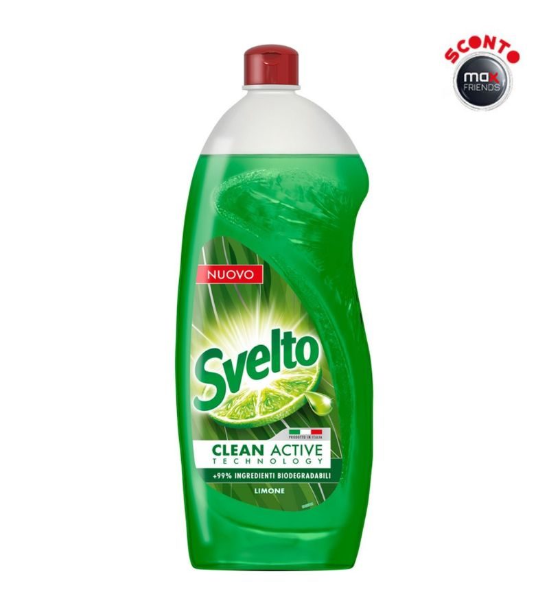SVELTO – Detersivo Piatti Limone – 980Ml