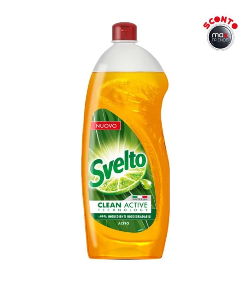 SVELTO – Detersivo Piatti Aceto – 980Ml