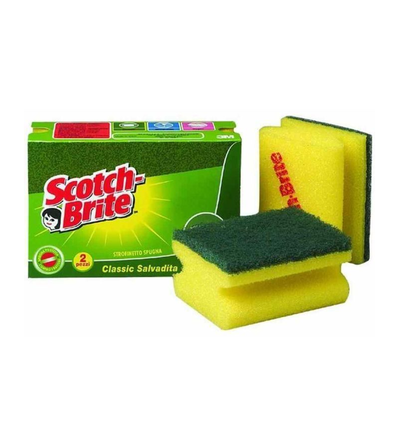 SCOTCH BRITE – Fibraverde Con Salvadita – 3Pz
