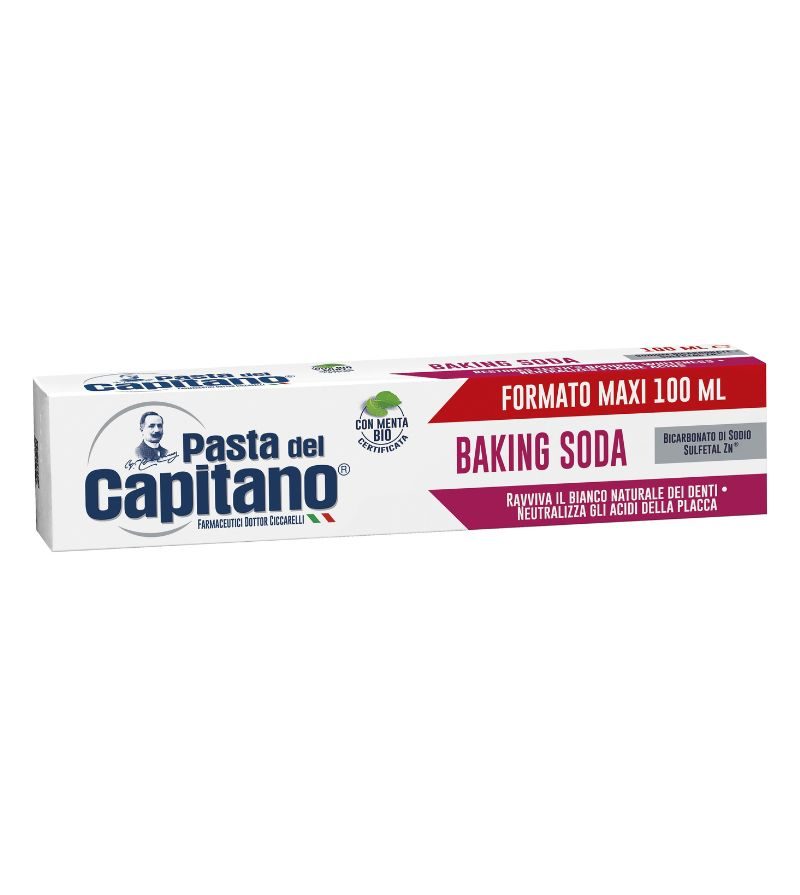 CAPITANO – Dentifricio Baking Soda Bio – 100Ml