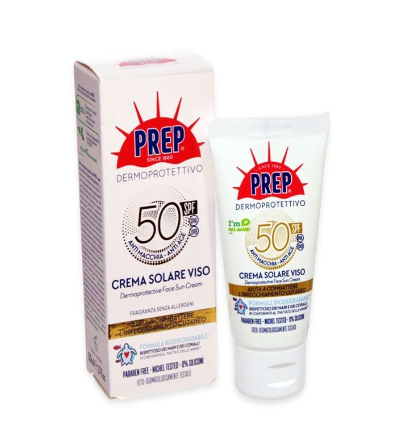 PREP – Crema Viso Spf 50 Anti-Macchia E Anti-Age