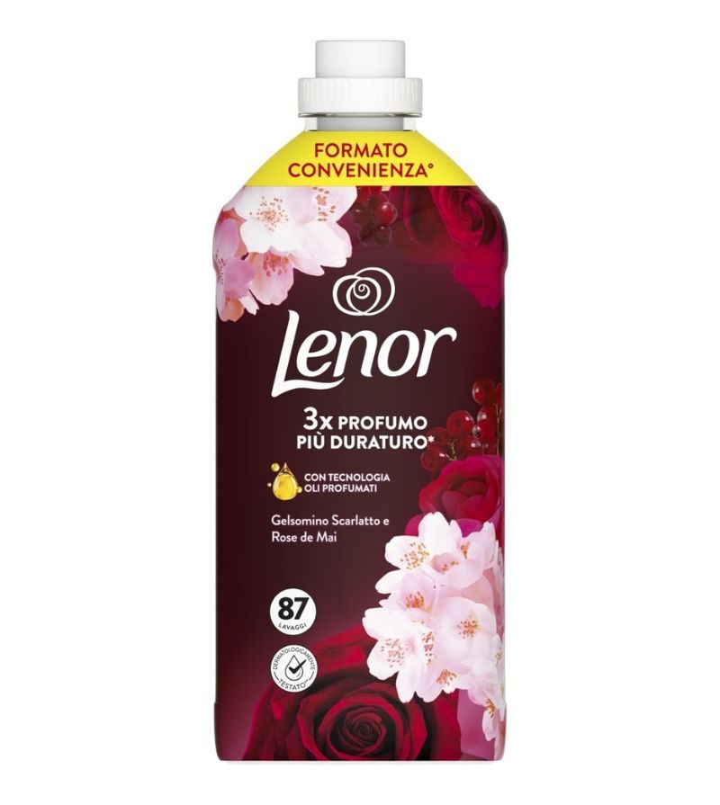 LENOR – Ammorbidente Gelsomino Scarlatto – 87Lav