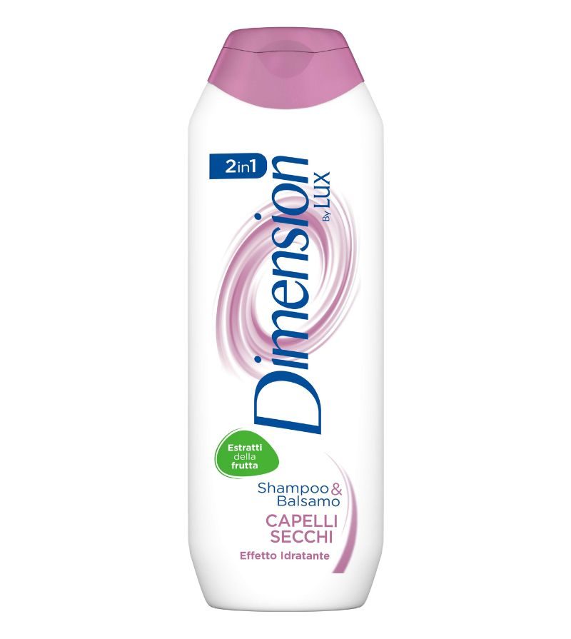 DIMENSION – Shampoo 2 In 1 Capelli Secchi – 250Ml