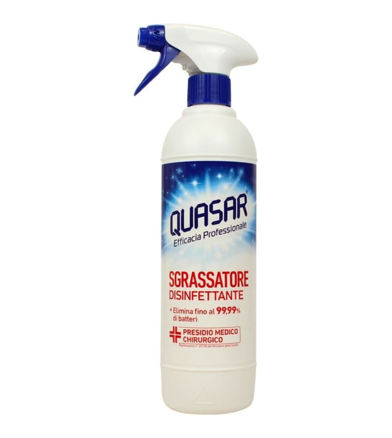 QUASAR – Spray Sgrassatore Disinfettante – 580Ml