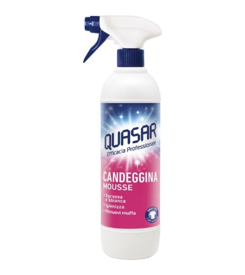 QUASAR – Spray Sgrassatore Candeggina – 580Ml