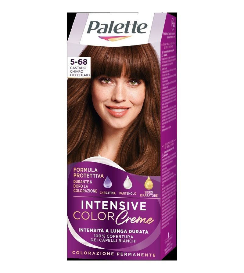 PALETTE – Intensive Color 5.68 Castano Chiaro Cioccolato