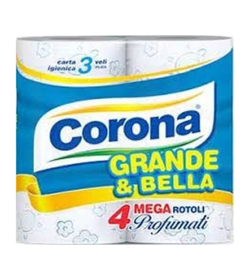 CORONA – Carta Igienica 4 Rotoli
