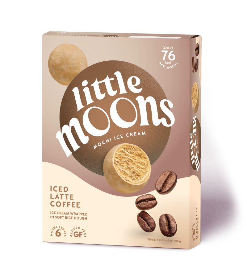 LITTLE MOONS – Mochi Gelato Iced Latte Coffee – 192Gr