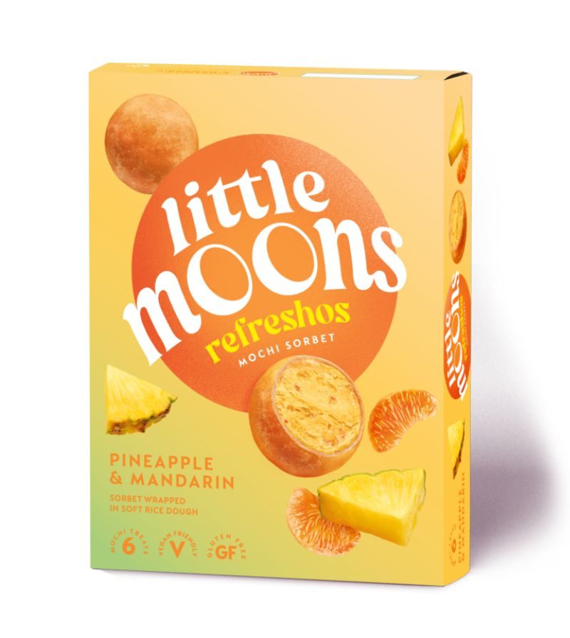 LITTLE MOONS – Mochi Gelato Ananas E Mandarino – 192Gr