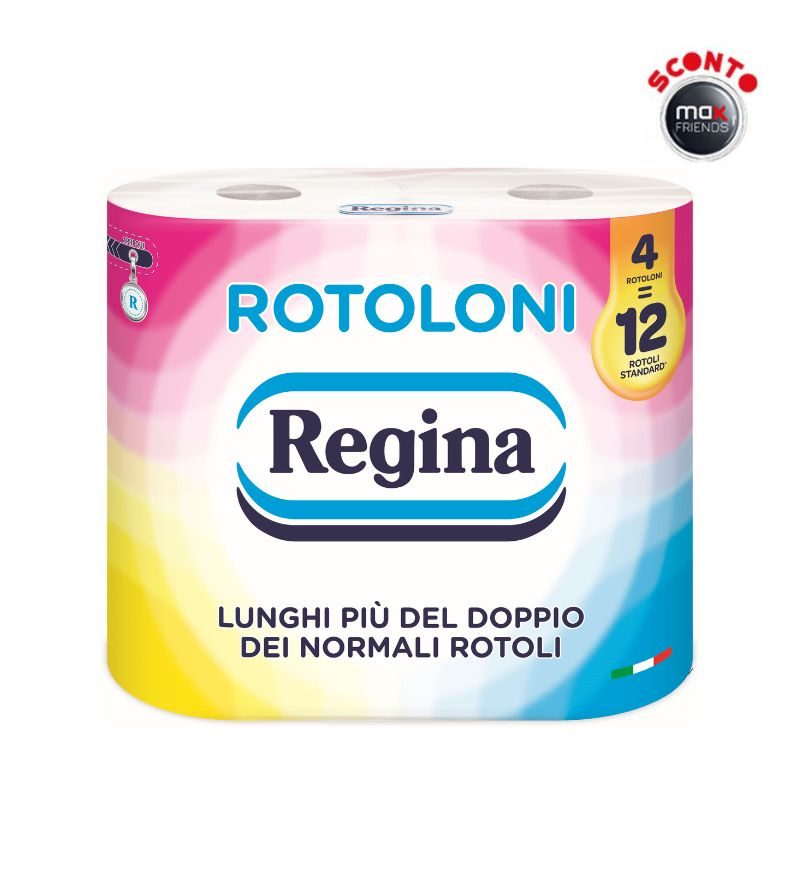 REGINA – Carta Igienica 4 Rotoloni