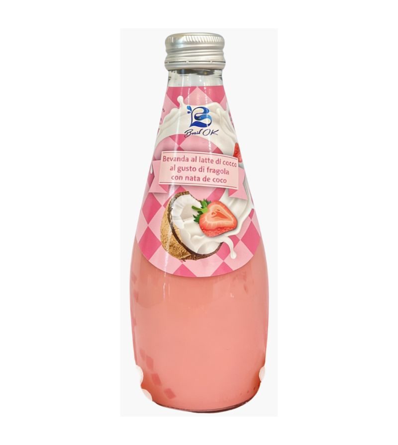 OK – Latte Di Cocco Gusto Fragola – 300Ml