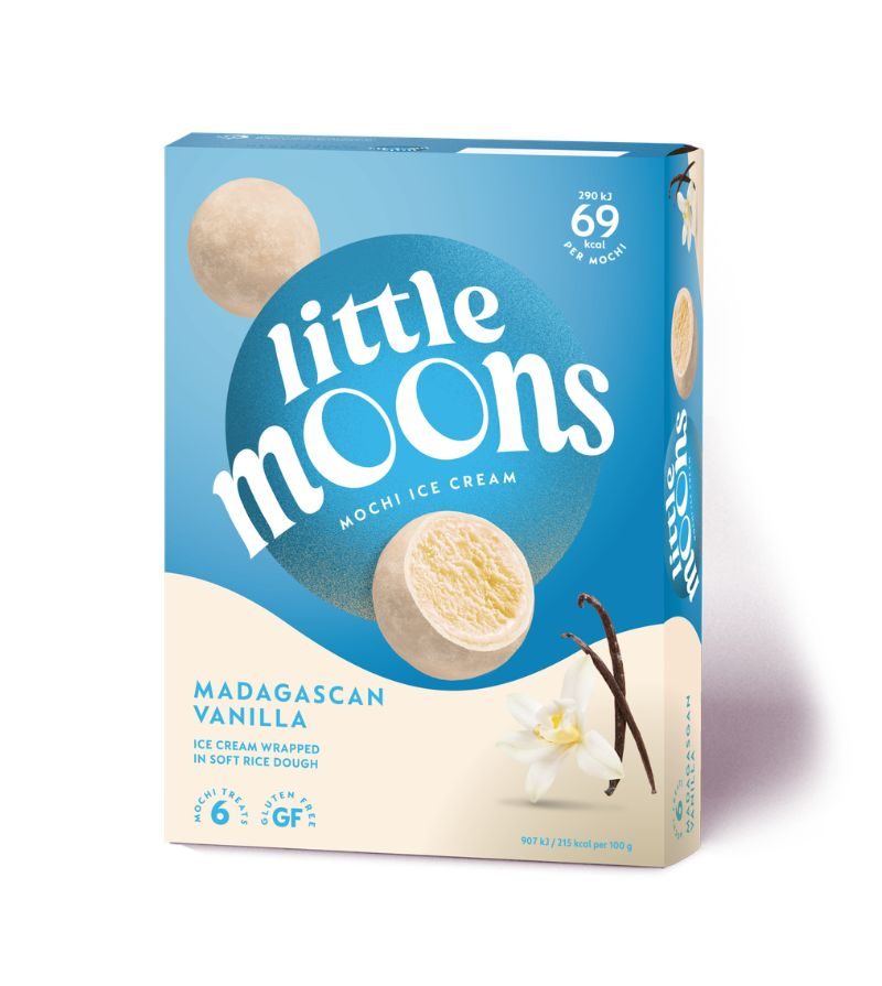 LITTLE MOONS – Mochi Gelato Vanilla – 192Gr
