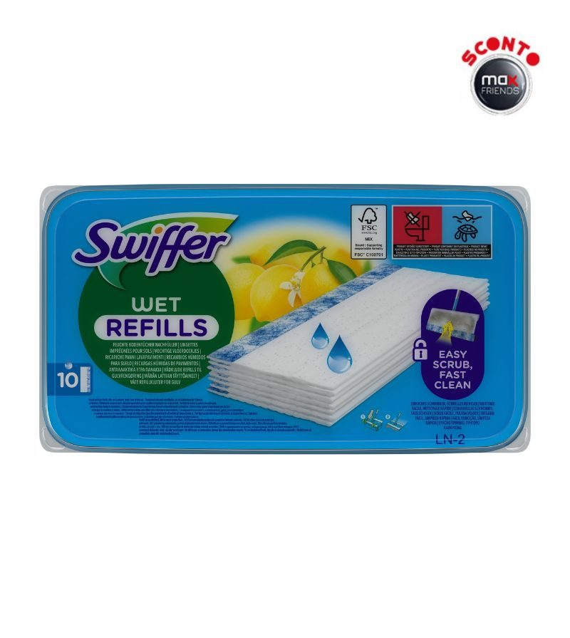 SWIFFER – Wet 10 Panni