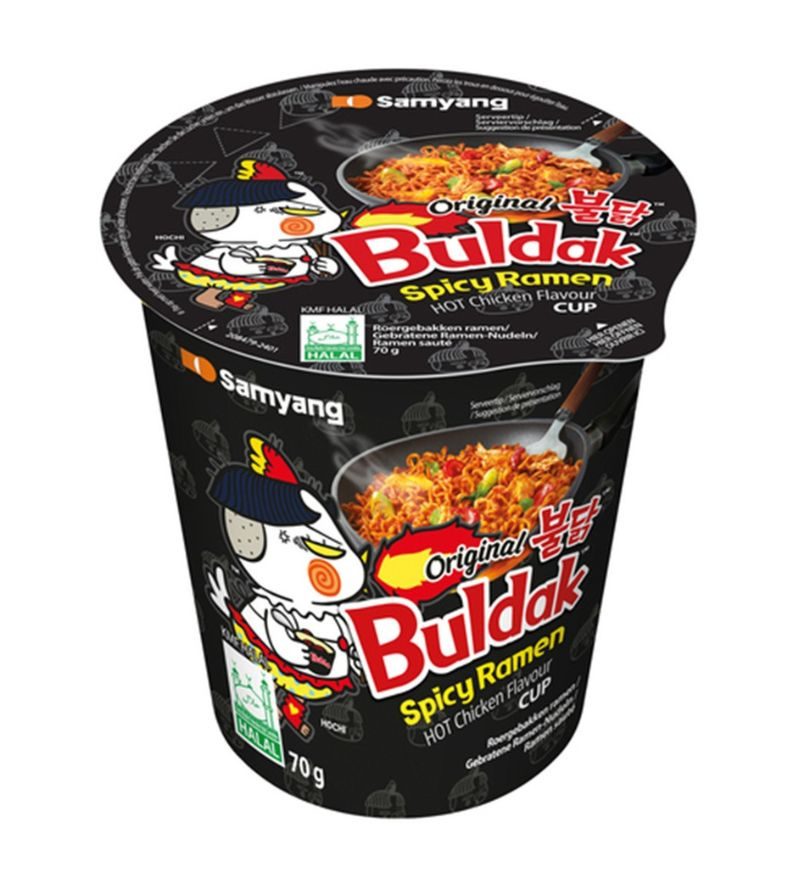 SAMYANG – Buldak Hot Chicken Ramen Cheese Cup – 80Gr