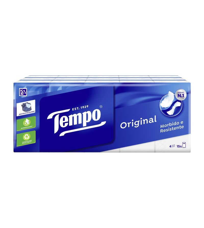 TEMPO – Stecca Fazzoletti – 15Pz