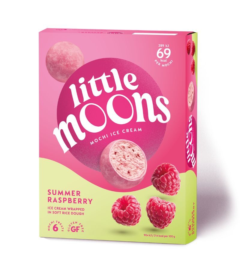 LITTLE MOONS – Mochi Gelato Lampone – 192Gr