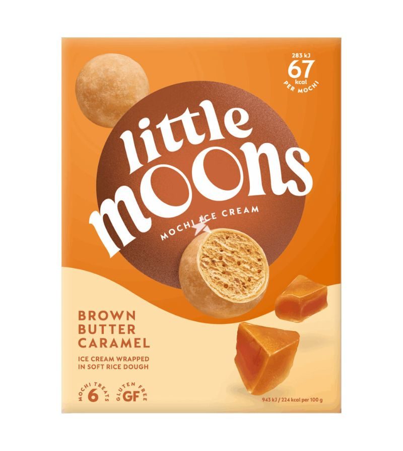 LITTLE MOONS – Mochi Gelato Caramello Salato – 192Gr