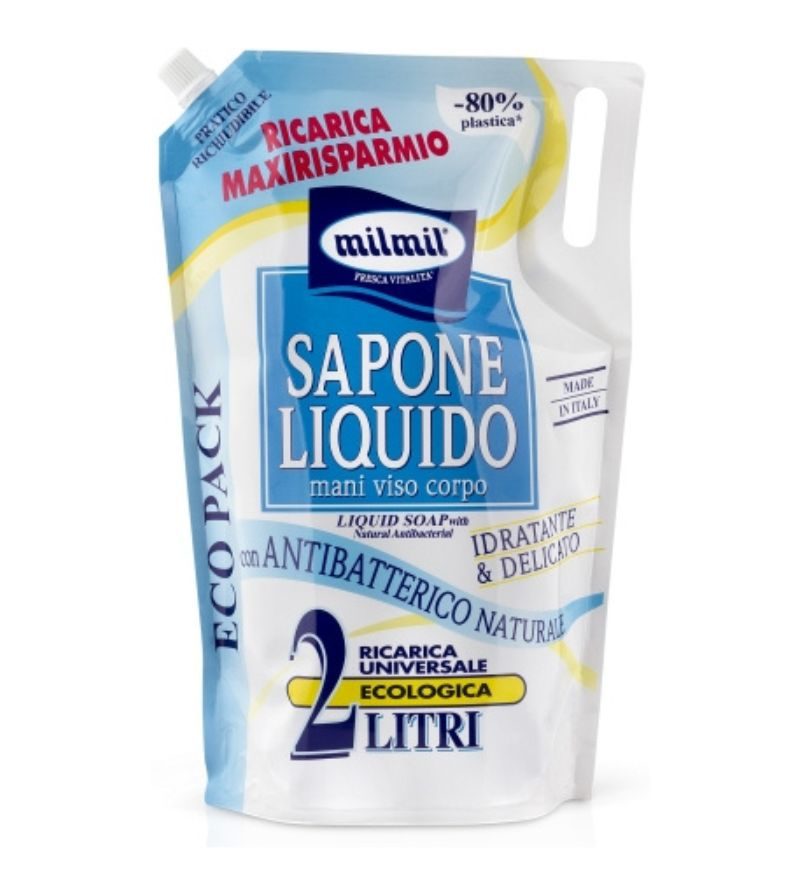 MIL MIL – Ricarica Sapone Liquido Nutriente Delicato – 2Lt