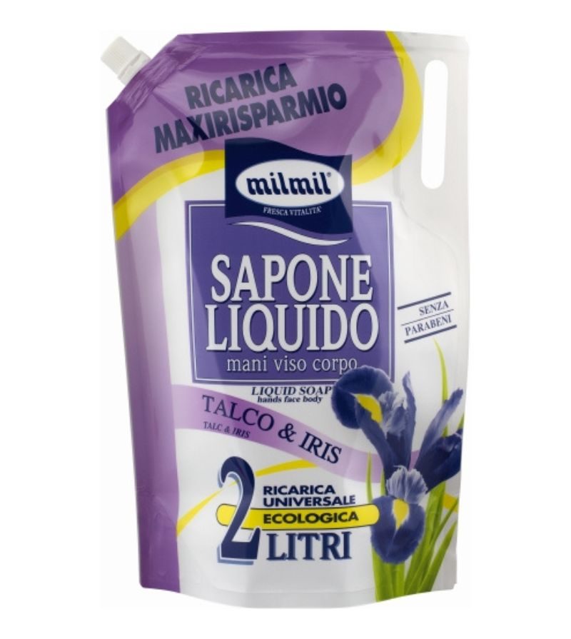 MIL MIL – Ricarica Sapone Liquido Talco E Iris – 2Lt