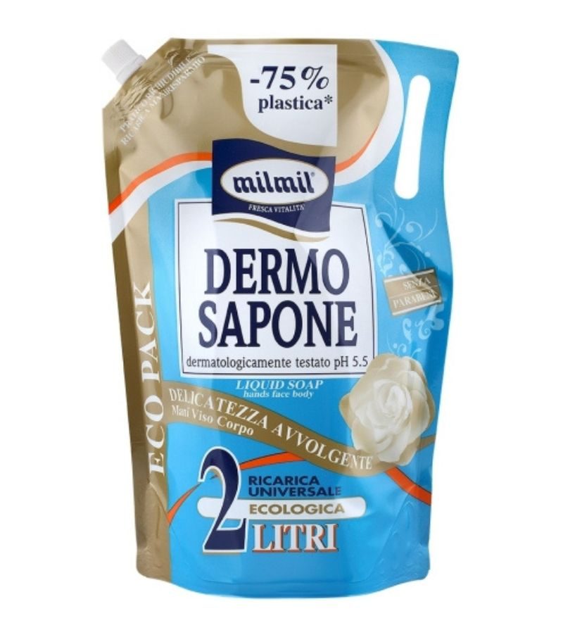 MIL MIL – Ricarica Sapone Liquido Dermo Ph 5.5 – 2Lt