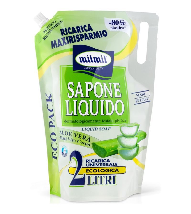 MIL MIL – Ricarica Sapone Liquido Aloe – 2Lt