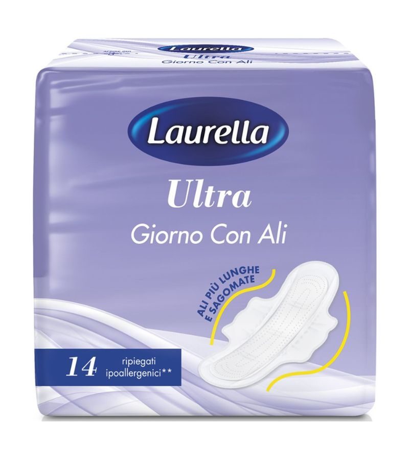 LAURELLA – Assorbenti Ultra Giorno Con Ali – 14Pz