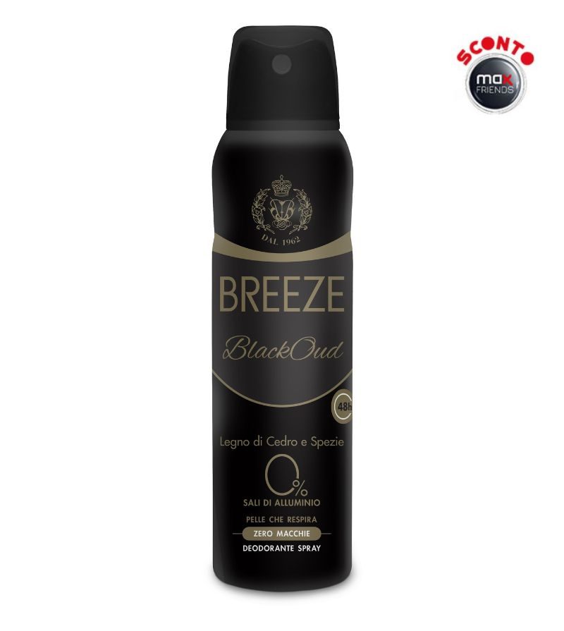 BREEZE – Deodorante Spray Men Blackoud – 150Ml