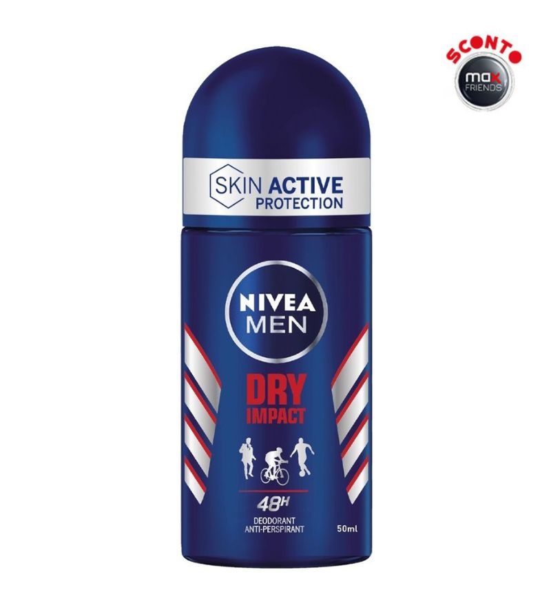 NIVEA – Deodorante Men Roll-On Dry Impact – 50Ml