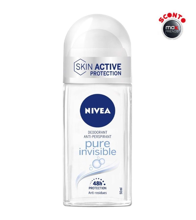 NIVEA – Deodorante Roll-On Pure – 50Ml