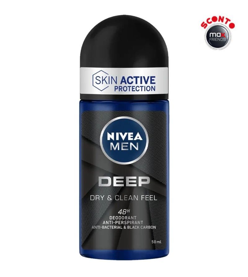 NIVEA – Deodorante Men Roll-On Deep – 50Ml