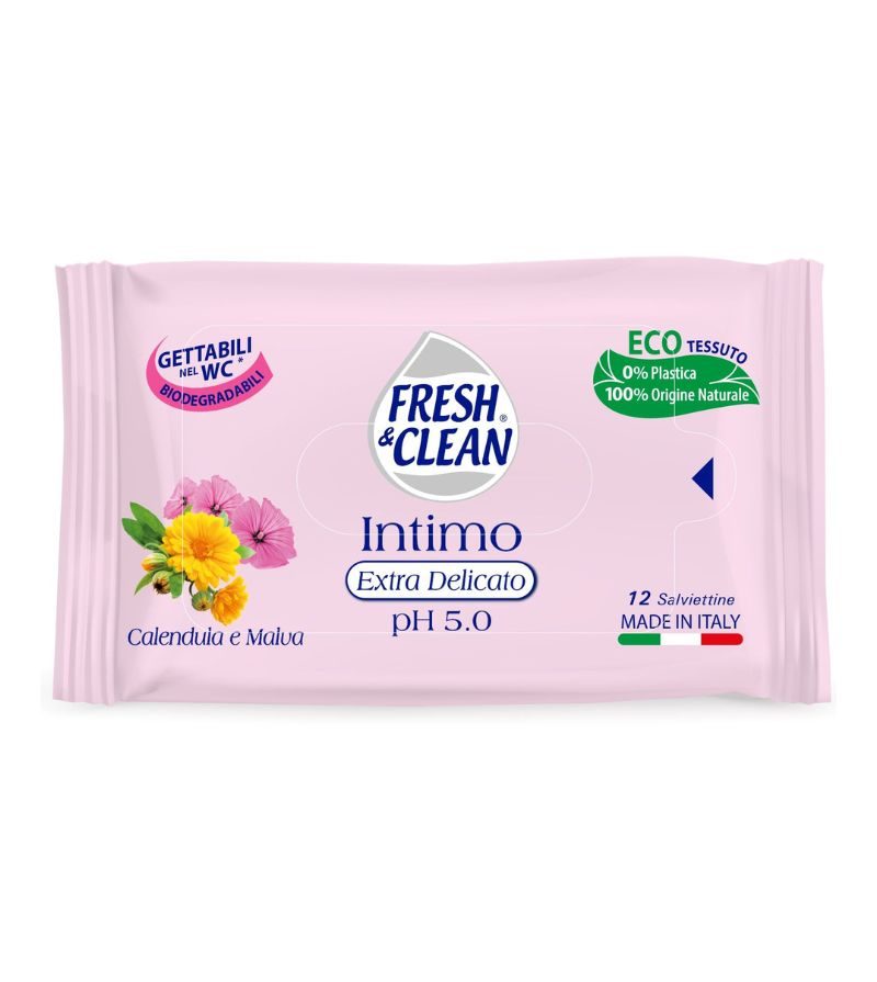 FRESH e CLEAN – Salviette Intime – 12Pz