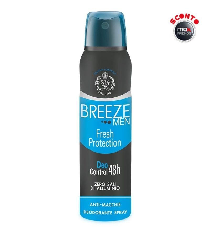BREEZE – Deodorante Spray Men Fresh Protection – 150Ml