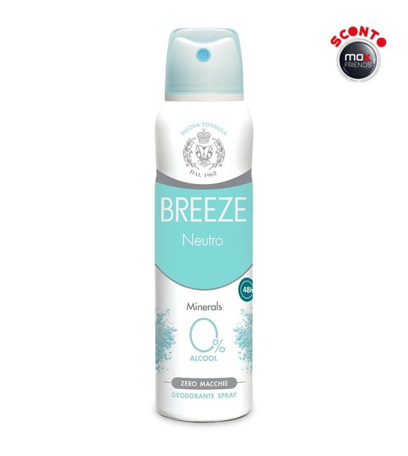 BREEZE – Deodorante Spray Neutro – 150Ml